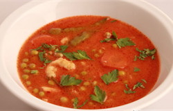 Green Peas and Tomato Soup Recipe